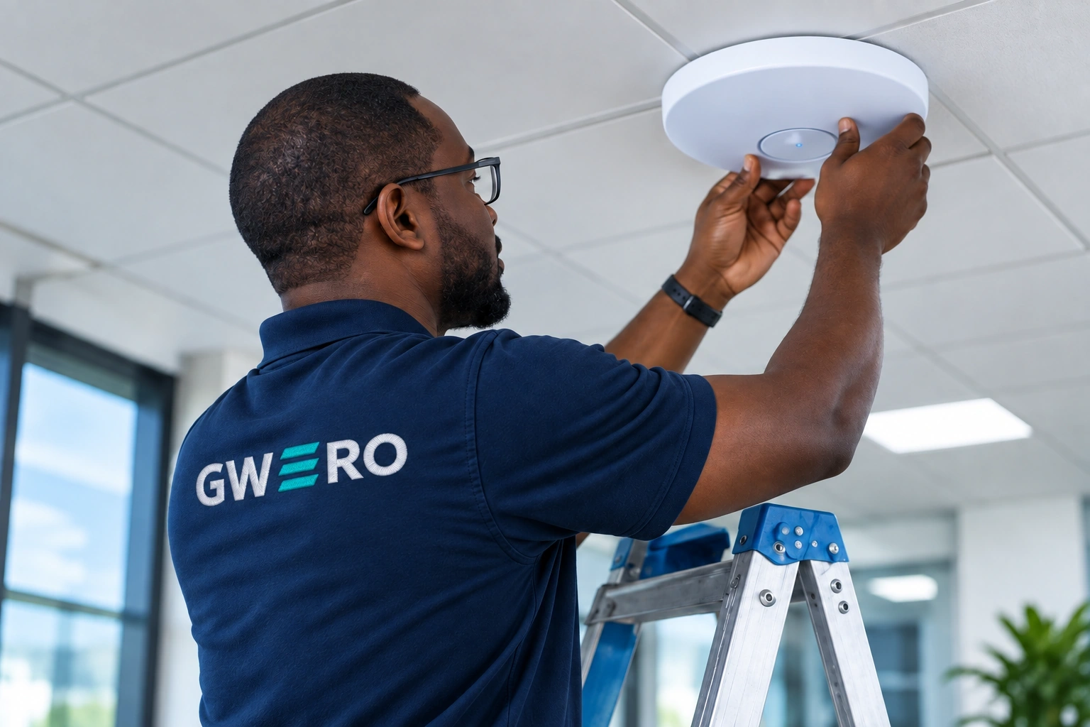 GWERO Infrastructure & Connectivity team and workplace