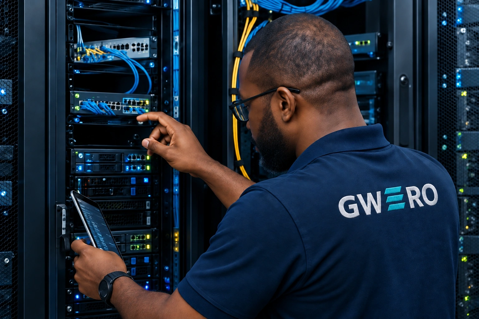 GWERO Technology Procurement team and workplace