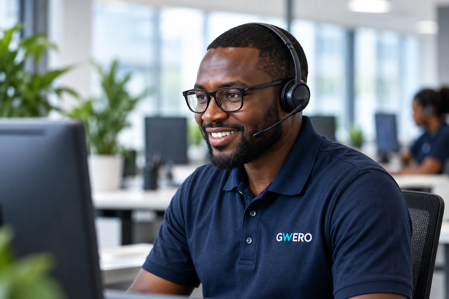 GWERO Infrastructure & Connectivity team and workplace
